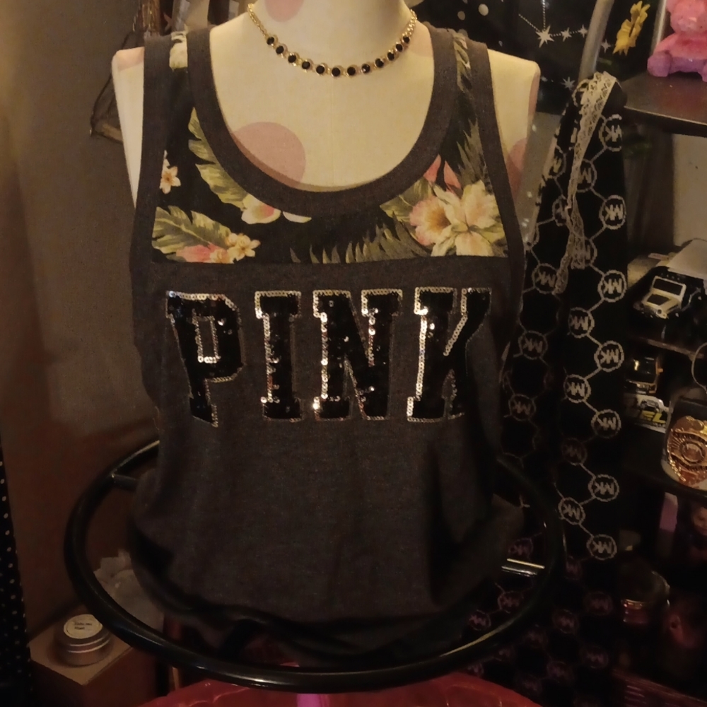 PINK bling tank